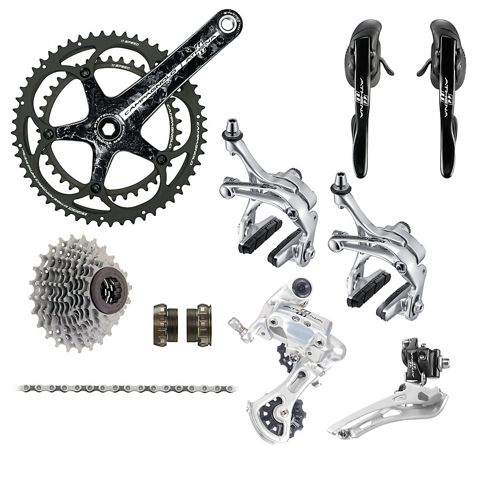 Gruppo Campagnolo Athena Carbonio 11v da Strada - Assemblabile